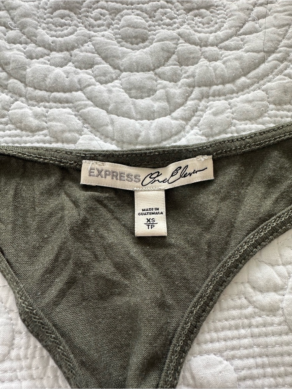 Express Green Racerback Long Tank Top - Picture 5 of 8